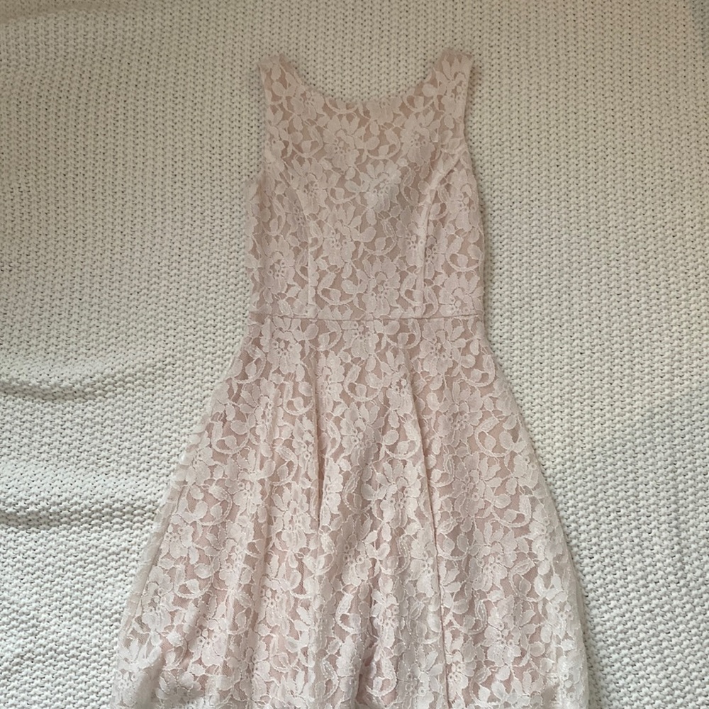 Blush pink juniors macys dress